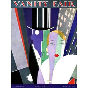 Wee Blue Coo Mag Cover Fashion Style Chic Monocle Top Hat Woman Man Deco USA Canvas Print Wee Blue Coo Mag Cover Fashion Style Chic Monocle Top Hat Woman Man Deco USA Canvas Print