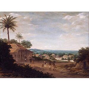 Artery8 Frans Jansz Post Brazilian Village Painting Unframed Wall Art Print Poster Home Decor Premium Artery8 Frans Jansz Post Brazilian Village Painting Unframed Wall Art Print Poster Home Decor Premium