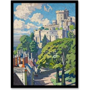 Artery8 View of Windsor Castle Oil Painting Royal Family Living Room Artwork Framed Wall Art Print A4 Artery8 View of Windsor Castle Oil Painting Royal Family Living Room Artwork Framed Wall Art Print A4