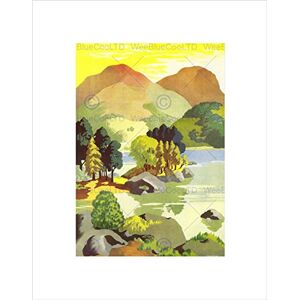 Wee Blue Coo Painting Lake District Sparrow Ullswater Landscape England Wall Art Print Wee Blue Coo Painting Lake District Sparrow Ullswater Landscape England Wall Art Print