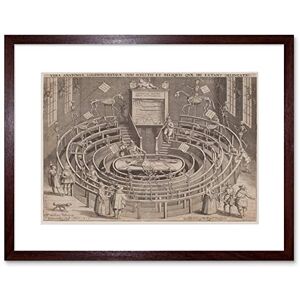 Wee Blue Coo Painting Woudanus Leiden Anatomical Theatre Skeletons Framed Wall Art Print Wee Blue Coo Painting Woudanus Leiden Anatomical Theatre Skeletons Framed Wall Art Print