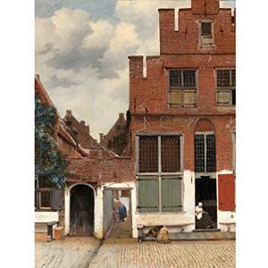 Artery8 Vermeer View Of Houses In Delft The Little Street Large Wall Art Poster Print Thick Paper 18X24 Inch Artery8 Vermeer View Of Houses In Delft The Little Street Large Wall Art Poster Print Thick Paper 18X24 Inch