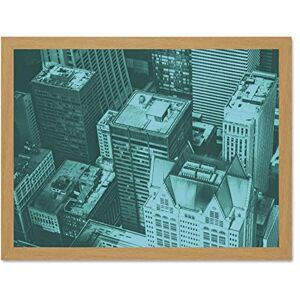 Fine Art Prints Kudinov Aerial View Chicago City Green Large Framed Art Print Poster Wall Decor 18x24 inch Fine Art Prints Kudinov Aerial View Chicago City Green Large Framed Art Print Poster Wall Decor 18x24 inch