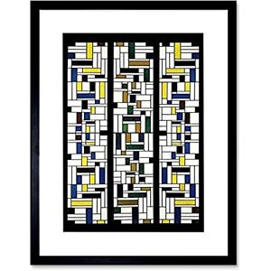 Wee Blue Coo Van Doesburg Stained Glass Composition Iv Unframed Art Print Poster Wall Decor 12X16 Inch Wee Blue Coo Van Doesburg Stained Glass Composition Iv Unframed Art Print Poster Wall Decor 12X16 Inch