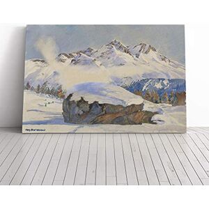 Big Box Art Hans Beat Wieland Swiss Landscape Vol.2 Canvas Print Gallery Wrapped 30mm Frame Wall Art 20x14 inches Ready to Hang Modern Landscape Picture Living Room Bedroom Lounge Office Big Box Art Hans Beat Wieland Swiss Landscape Vol.2 Canvas Print Gallery Wrapped 30mm Frame Wall Art 20x14 inches Ready to Hang Modern Landscape Picture Living Room Bedroom Lounge Office