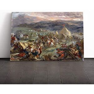 Big Box Art Canvas Print Wall Art Eugene Delacroix Botzaris Surprises The Turks Mounted & Stretched Box Frame Picture Home Decor for Kitchen, Living Room, Bedroom, Multi-Colour, 20x14 Inch Big Box Art Canvas Print Wall Art Eugene Delacroix Botzaris Surprises The Turks Mounted & Stretched Box Frame Picture Home Decor for Kitchen, Living Room, Bedroom, Multi-Colour, 20x14 Inch