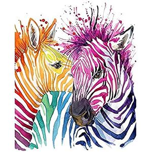 Fine Art Prints Rainbow Zebra Painting Art Print Canvas Premium Wall Decor Poster Fine Art Prints Rainbow Zebra Painting Art Print Canvas Premium Wall Decor Poster