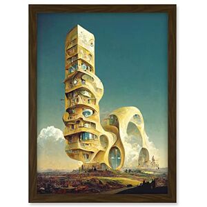 Doppelganger33 LTD Surrealism Modern Architecture Palace Artwork Framed A3 Wall Art Print Doppelganger33 LTD Surrealism Modern Architecture Palace Artwork Framed A3 Wall Art Print