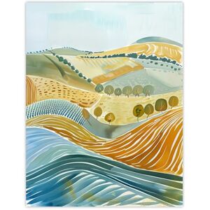 Artery8 Rolling Hills of Yorkshire England Landscape Soft Living Room Extra Large XL Wall Art Poster Print Artery8 Rolling Hills of Yorkshire England Landscape Soft Living Room Extra Large XL Wall Art Poster Print