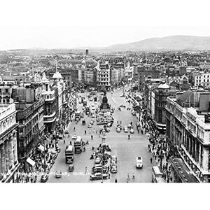 Artery8 View From Nelson's Pillar Dublin Ireland 1950 Unframed Wall Art Print Poster Home Decor Premium Artery8 View From Nelson's Pillar Dublin Ireland 1950 Unframed Wall Art Print Poster Home Decor Premium