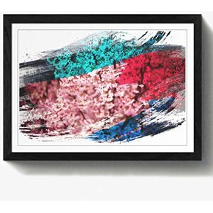 Arty Pie "Japanese Cherry Blossom Pink Tree V2 Framed Print, Multi-Colour, A2/24.5 x 18-Inch Arty Pie "Japanese Cherry Blossom Pink Tree V2 Framed Print, Multi-Colour, A2/24.5 x 18-Inch