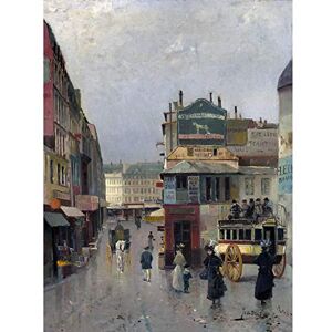 Artery8 Jose Maria Jardines Rue De Siam C1890 Painting Large Wall Art Poster Print Thick Paper 18X24 Inch Artery8 Jose Maria Jardines Rue De Siam C1890 Painting Large Wall Art Poster Print Thick Paper 18X24 Inch