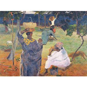 Fine Art Prints Paul Gauguin Among The Mangos At Martinique, großer Kunstdruck auf Leinwand, Premium-Poster Fine Art Prints Paul Gauguin Among The Mangos At Martinique, großer Kunstdruck auf Leinwand, Premium-Poster