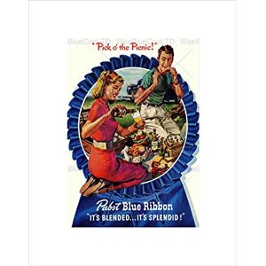 Wee Blue Coo Advert Drink Alcohol Beer Ale Picnic USA Wall Art Print Wee Blue Coo Advert Drink Alcohol Beer Ale Picnic USA Wall Art Print