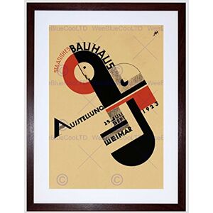 Wee Blue Coo Exhibition Bauhaus Weimar Icon Germany Vintage Retro Advert Framed Wall Art Print Wee Blue Coo Exhibition Bauhaus Weimar Icon Germany Vintage Retro Advert Framed Wall Art Print