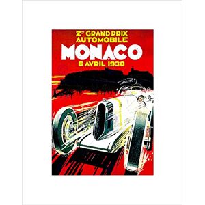 Wee Blue Coo Vintage Advert Transport Grand Prix Monaco New Wall Art Print Wee Blue Coo Vintage Advert Transport Grand Prix Monaco New Wall Art Print