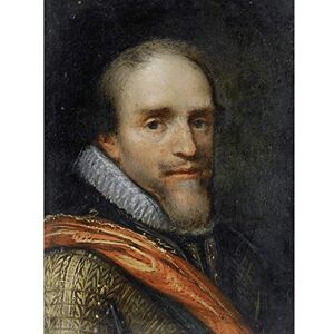 Artery8 Jacob Lyon Portrait Of Maurice Prince Of Orange Extra Large XL Wall Art Poster Print Artery8 Jacob Lyon Portrait Of Maurice Prince Of Orange Extra Large XL Wall Art Poster Print