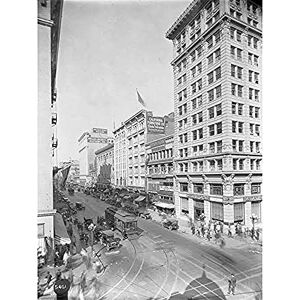 Artery8 Broadway Seventh Street Los Angeles 1917 Unframed Wall Art Print Poster Home Decor Premium Artery8 Broadway Seventh Street Los Angeles 1917 Unframed Wall Art Print Poster Home Decor Premium