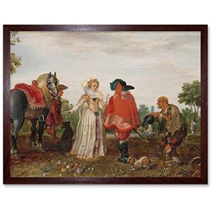 Artery8 Pietersz Van De Venne Spring The Meeting Painting Art Print Framed Poster Wall Decor 12x16 inch Artery8 Pietersz Van De Venne Spring The Meeting Painting Art Print Framed Poster Wall Decor 12x16 inch