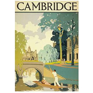 Wee Blue Coo Travel Tourism Cambridge England Cam Punt Bridge Picture Wall Art Print Wee Blue Coo Travel Tourism Cambridge England Cam Punt Bridge Picture Wall Art Print