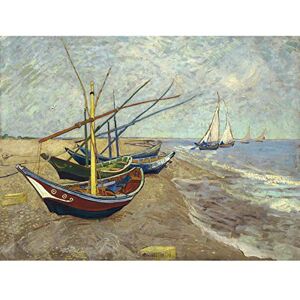 Fine Art Prints Van Gogh Vissersboten Op Het Strand Van Les Saintes Großes Kunstdruck-Poster Wanddekoration Premium Wandbild Fine Art Prints Van Gogh Vissersboten Op Het Strand Van Les Saintes Großes Kunstdruck-Poster Wanddekoration Premium Wandbild