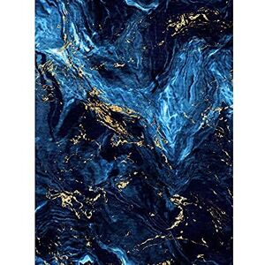 Wee Blue Coo Abstract Dark Blue Gold Swirl Art Print Canvas Premium Wall Decor Poster Wee Blue Coo Abstract Dark Blue Gold Swirl Art Print Canvas Premium Wall Decor Poster