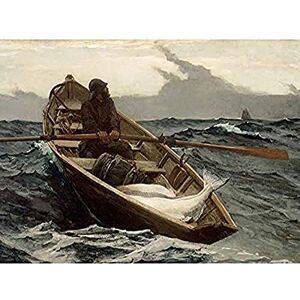 Fine Art Prints Winslow Homer Fog Warning Painting Art Print Canvas Premium Wall Decor Poster Mural Fine Art Prints Winslow Homer Fog Warning Painting Art Print Canvas Premium Wall Decor Poster Mural