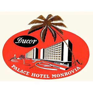 Wee Blue Coo Travel Tourism Hotel Advert Palace Monrovia Liberia Palm Art Print Poster Wall Decor 12X16 Inch Wee Blue Coo Travel Tourism Hotel Advert Palace Monrovia Liberia Palm Art Print Poster Wall Decor 12X16 Inch