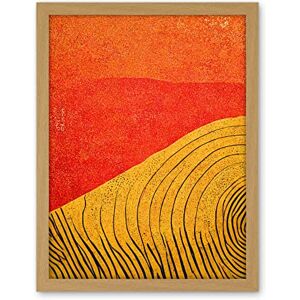 Wee Blue Coo Abstract Hilltop Sunset Walkabout Australia Mustard Coral Artwork Framed Wall Art Print 18X24 Inch Wee Blue Coo Abstract Hilltop Sunset Walkabout Australia Mustard Coral Artwork Framed Wall Art Print 18X24 Inch
