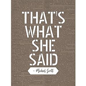 Artery8 Dictionary Quote That's What She Said Michael Scott Art Print Canvas Premium Wall Decor Poster Mural Artery8 Dictionary Quote That's What She Said Michael Scott Art Print Canvas Premium Wall Decor Poster Mural