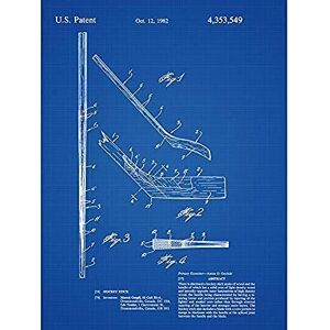 Artery8 Goupil Ice Hockey Stick Game Slapshot 2 1982 Patent Plan Unframed Wall Art Print Poster Home Decor Premium Artery8 Goupil Ice Hockey Stick Game Slapshot 2 1982 Patent Plan Unframed Wall Art Print Poster Home Decor Premium