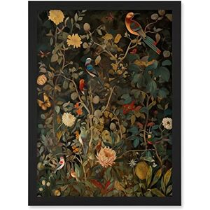 Artery8 Audubon Style Birds in Spring Flower Field Modern Artwork Framed A3 Wall Art Print Artery8 Audubon Style Birds in Spring Flower Field Modern Artwork Framed A3 Wall Art Print