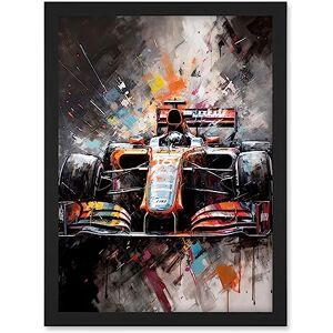 Artery8 Race Car Grand Prix Multicoloured Modern Artwork Framed A3 Wall Art Print Artery8 Race Car Grand Prix Multicoloured Modern Artwork Framed A3 Wall Art Print