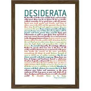 Fine Art Prints Desiderata Rainbow Words Ehrmann Typography Large Framed Art Print Poster Wall Decor 18x24 inch Fine Art Prints Desiderata Rainbow Words Ehrmann Typography Large Framed Art Print Poster Wall Decor 18x24 inch