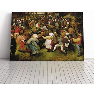 Big Box Art Canvas Print Wall Art Pieter Bruegel The Elder Wedding Dance Mounted & Stretched Box Frame Picture Home Decor for Kitchen, Living Room, Bedroom, Hallway, Multi-Colour, 20x14 Inch Big Box Art Canvas Print Wall Art Pieter Bruegel The Elder Wedding Dance Mounted & Stretched Box Frame Picture Home Decor for Kitchen, Living Room, Bedroom, Hallway, Multi-Colour, 20x14 Inch