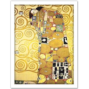 Wee Blue Coo Klimt Frieze Villa Stoclet Palace Brussels Artwork Framed Wall Art Print 18X24 Inch Wee Blue Coo Klimt Frieze Villa Stoclet Palace Brussels Artwork Framed Wall Art Print 18X24 Inch