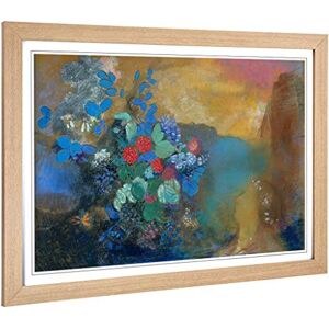 Big Box Art Framed Print of Odilon Redon Ophelia Among The Flowers Design Wall Art Picture Home Decor for Kitchen, Living Room, Bedroom, Hallway, Oak, A2 / 24.5x18 Inch / 62x45cm Big Box Art Framed Print of Odilon Redon Ophelia Among The Flowers Design Wall Art Picture Home Decor for Kitchen, Living Room, Bedroom, Hallway, Oak, A2 / 24.5x18 Inch / 62x45cm