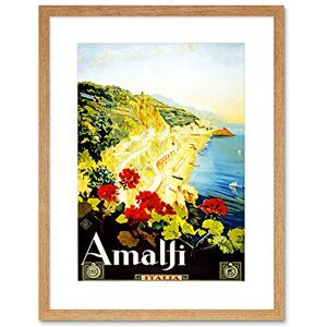 Wee Blue Coo Travel Amalfi Italy Beach Coast Beautiful Vintage Advert Framed Wall Art Print Wee Blue Coo Travel Amalfi Italy Beach Coast Beautiful Vintage Advert Framed Wall Art Print