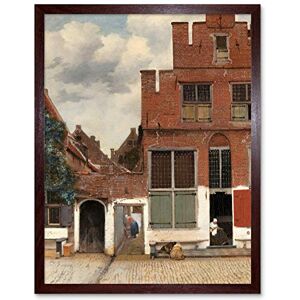 Artery8 Vermeer View Of Houses In Delft The Little Street Art Print Framed Poster Wall Decor 12x16 inch Artery8 Vermeer View Of Houses In Delft The Little Street Art Print Framed Poster Wall Decor 12x16 inch