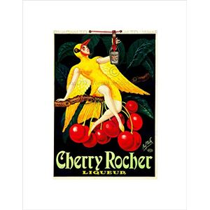 Wee Blue Coo Ad Drink Alcohol Liqueur Cherry Fruit Canary France Wall Art Print Wee Blue Coo Ad Drink Alcohol Liqueur Cherry Fruit Canary France Wall Art Print