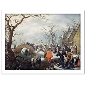 Artery8 Van De Venne Shrove Tuesday In Country Painting Artwork Framed Wall Art Print 18X24 Inch Artery8 Van De Venne Shrove Tuesday In Country Painting Artwork Framed Wall Art Print 18X24 Inch
