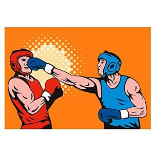 Wee Blue Coo Painting Sport Amateur Boxing Punch Knockout Glove Wall Art Print Wee Blue Coo Painting Sport Amateur Boxing Punch Knockout Glove Wall Art Print