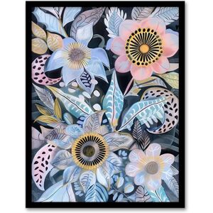 Artery8 Pastel Boho Flower Garden Bouquet Folk Art Living Room Artwork Framed Wall Art Print 18X24 Inch Artery8 Pastel Boho Flower Garden Bouquet Folk Art Living Room Artwork Framed Wall Art Print 18X24 Inch