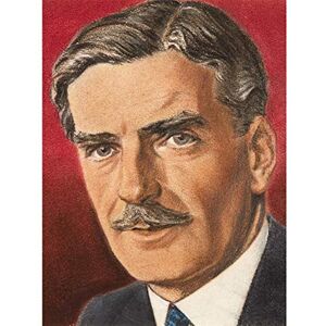 Fine Art Prints Timym Portrait UK War Secretary Anthony Eden Painting Large Wall Art Poster Print Thick Paper 18X24 Inch Fine Art Prints Timym Portrait UK War Secretary Anthony Eden Painting Large Wall Art Poster Print Thick Paper 18X24 Inch