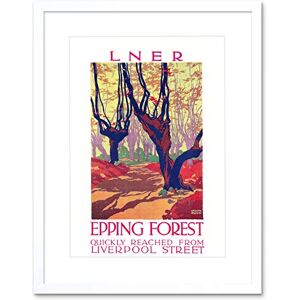 Wee Blue Coo Travel Vintage Ad Lner Epping Forest Liverpool Railway Framed Wall Art Print Wee Blue Coo Travel Vintage Ad Lner Epping Forest Liverpool Railway Framed Wall Art Print