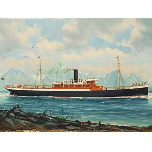 Fine Art Prints Mohrmann Steamboat Sakkarah Rocky Coast Painting Large Wall Art Poster Print Thick Paper 18X24 Inch Fine Art Prints Mohrmann Steamboat Sakkarah Rocky Coast Painting Large Wall Art Poster Print Thick Paper 18X24 Inch