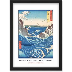 Wee Blue Coo Utagawa Hiroshige Naruto Whirlpool Awa Province Painting Artwork Framed Wall Art Print A4 Wee Blue Coo Utagawa Hiroshige Naruto Whirlpool Awa Province Painting Artwork Framed Wall Art Print A4