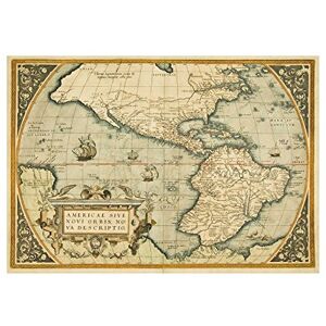 Wee Blue Coo Map Antique Mexico South America Pacific New Spain Wall Art Print Wee Blue Coo Map Antique Mexico South America Pacific New Spain Wall Art Print