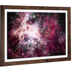 Big Box Art Framed Print of Cosmic Nebula Space Universe Design Wall Art Picture Home Decor for Kitchen, Living, Dining Room, Bedroom, Hallway, Office, Walnut, A2 / 24.5x18 Inch / 62x45cm Big Box Art Framed Print of Cosmic Nebula Space Universe Design Wall Art Picture Home Decor for Kitchen, Living, Dining Room, Bedroom, Hallway, Office, Walnut, A2 / 24.5x18 Inch / 62x45cm