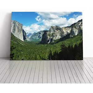 Big Box Art Landscape Yosemite National Park Mountains Canvas Print Gallery Wrapped 30mm Frame Wall Art 20x14 inches Ready to Hang Modern Landscape Picture Living Room Bedroom Lounge Office Big Box Art Landscape Yosemite National Park Mountains Canvas Print Gallery Wrapped 30mm Frame Wall Art 20x14 inches Ready to Hang Modern Landscape Picture Living Room Bedroom Lounge Office
